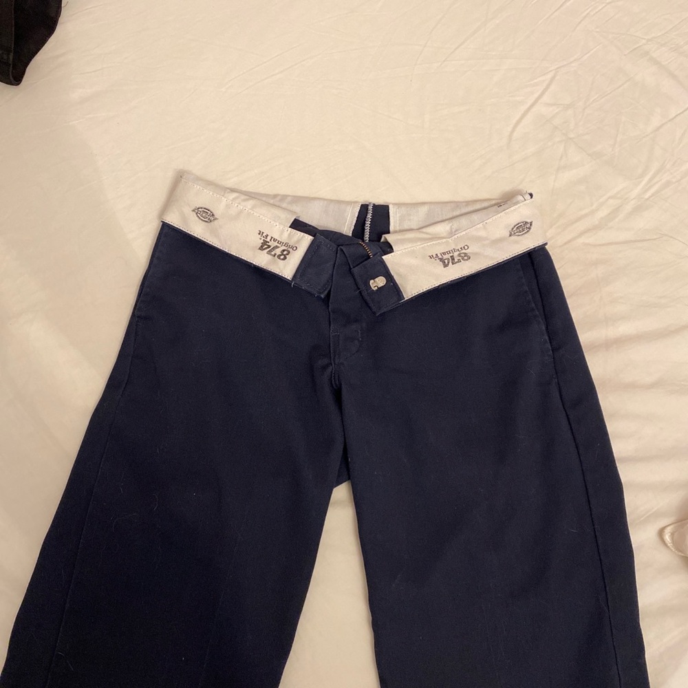 navy blue dickies pants